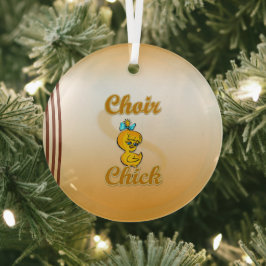 Choir Chick Glas Ornament