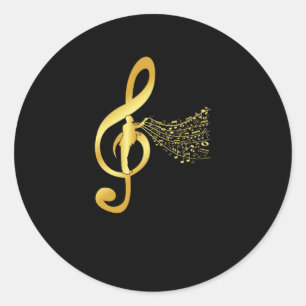 Choir Conductor Clef Notes Choral Music Chorus Gif Ronde Sticker