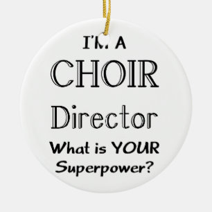 Choir directeur keramisch ornament