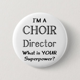 Choir directeur ronde button 5,7 cm