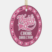 Choir Director Gift for her Keramisch Ornament (Rechts)