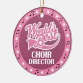 Choir Director Gift for her Keramisch Ornament (Links)