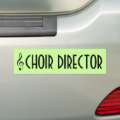 Choir Director Music Bumpersticker Gift (Op auto)
