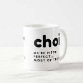 Choir Funny Gift Mug - costumé (Devant droit)