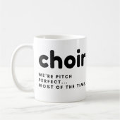 Choir Funny Gift Mug - costumé (Gauche)