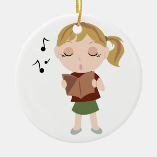 Choir Girl Keramisch Ornament