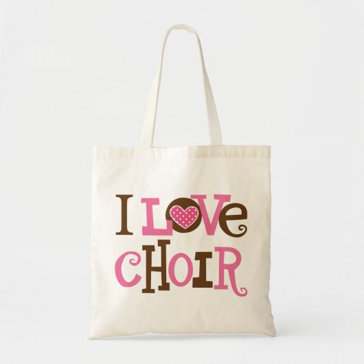 Choir (I Love Choir) Gift Tote Bag (Voorkant)