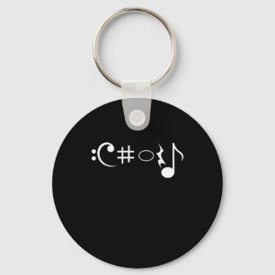 Choir Muzieknoten Singer Singing Musician Gift Sleutelhanger