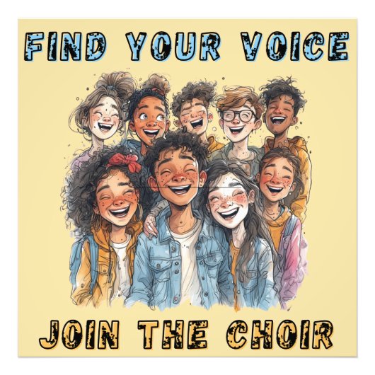 Choir Poster (Voorkant)