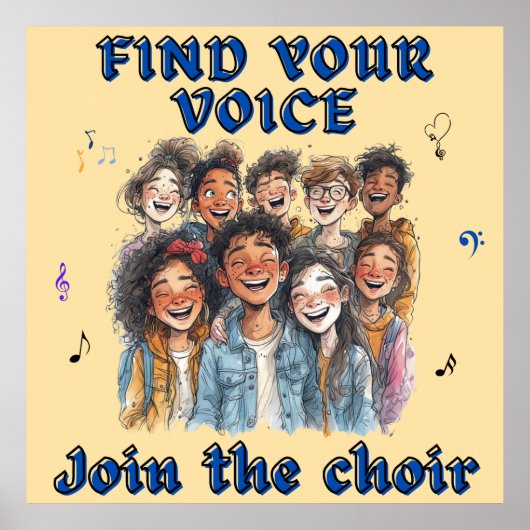 Choir Poster (Voorkant)