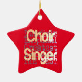 Choir Singer Extraordinaire Keramisch Ornament (Voorkant)