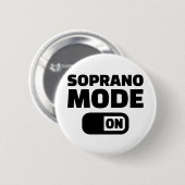Choir Soprano-modus ingeschakeld Ronde Button 5,7 Cm (Voorkant /achterkant)