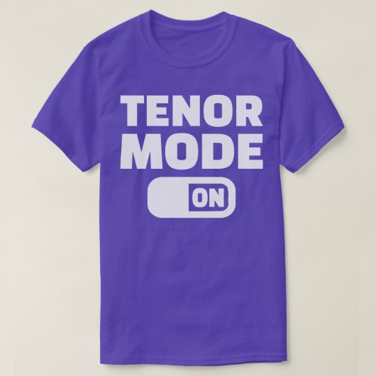 Choir Tenor T-shirt (Design voorkant)