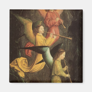 Choir van Angels door Simon Marmion, renaissance A Magneet