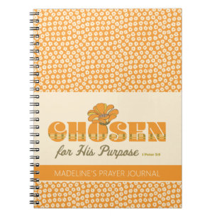 Choisi 1 Pierre 2:9 Retro Prayer Journal