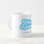 Choisir la gentillesse- nom rétro Mug (Devant gauche)