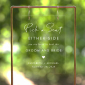 Choisir Un Siège De Chaque Côté Mariage Blanc Sièg