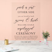 Choisir un siège pas un côté débranché Mariage cér (Mariage)