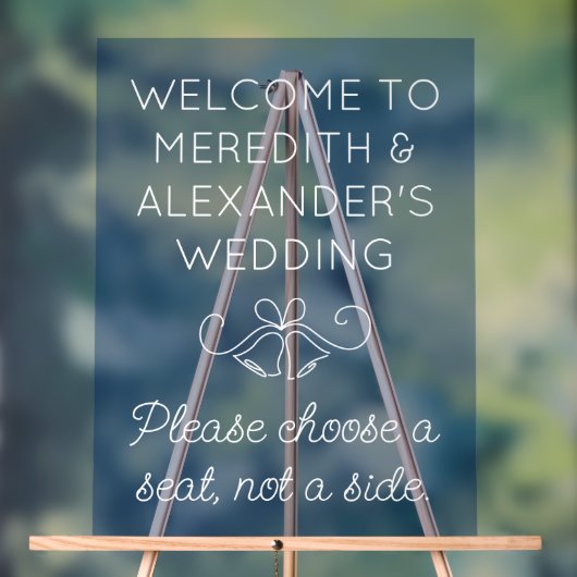 Choisir un siège pas un côté Translucide Mariage b (Neutre)