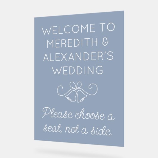 Choisir un siège pas un côté Translucide Mariage b (Angle)