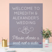 Choisir un siège pas un côté Translucide Mariage b (Mariage)