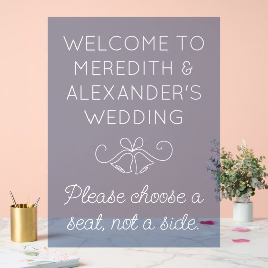 Choisir un siège pas un côté Translucide Mariage b (Mariage)