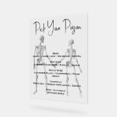 Choisir votre poison Squelette Mariage menu (Angle)