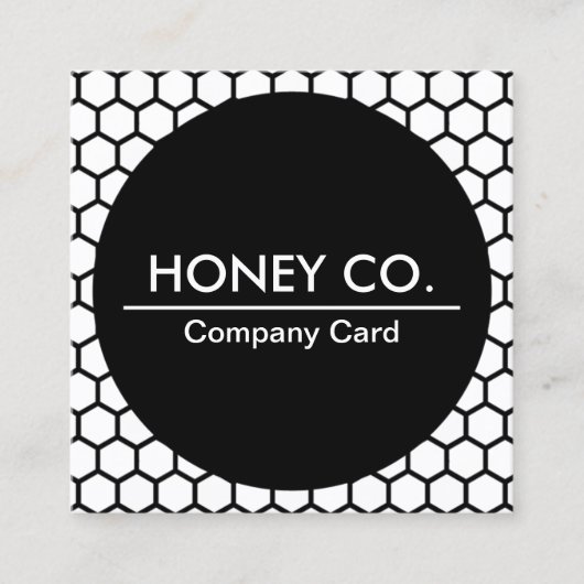 choisir votre propre carte de société hexa couleur (Devant)