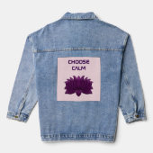 Choisissez Fleur de Lotus Violet Calme  (Verso)