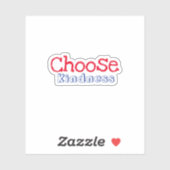 Choisissez gentillesse esthétique tendance Sticker (Feuille)