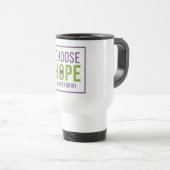 Choisissez HOPE - Mug de voyage (blanc) (Devant droit)