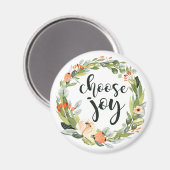 Choisissez Joie, Inspirational Faith Magnet (Recto/Verso)