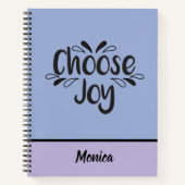 Choisissez Joy Citation Carnet Spiral (Devant)