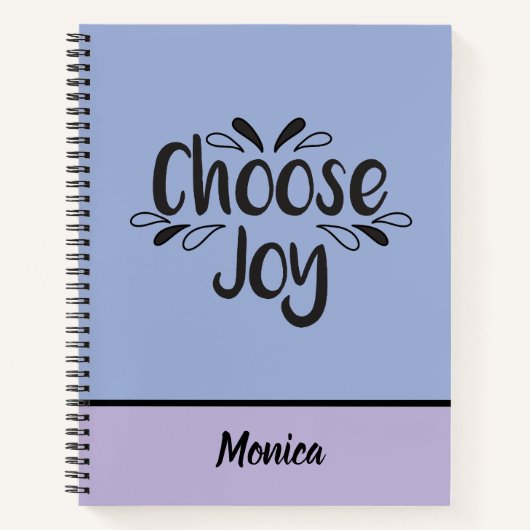 Choisissez Joy Citation Carnet Spiral (Devant)