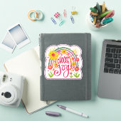 Choisissez Joy Fun Rainbow Inspirivity Sticker (Couverture iPad)