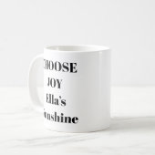 Choisissez Joy Inspirational Mug (Devant gauche)