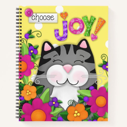 "Choisissez Joy !" Journal Spiral Personnalisé Cha (Devant)