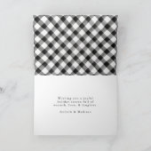 Choisissez Joy Modern Holiday Carte photo (Intérieur)