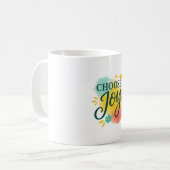 Choisissez Joy Mug | Conception inspirante de la c (Devant gauche)