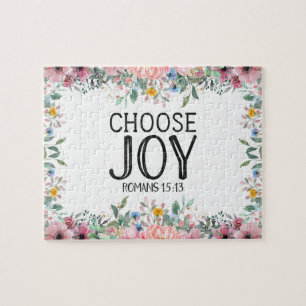Choisissez Joy Romans 15:13 Jigsaw Puzzle