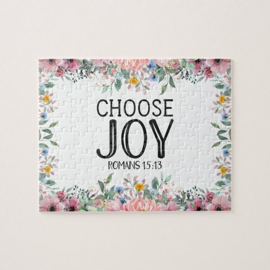 Choisissez Joy Romans 15:13 Jigsaw Puzzle (Horizontal)