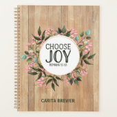 Choisissez Joy Romans 15:13 Planificateur (Devant)