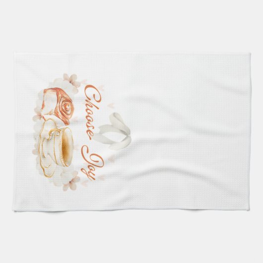 Choisissez Joy - Serviette de thé - Roulette de ca (Horizontal)