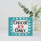Choisissez la carte de voeux journalière Joy (Debout devant)