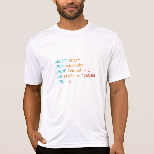 CHOISISSEZ la chemise - T-shirt de programmation (Devant)