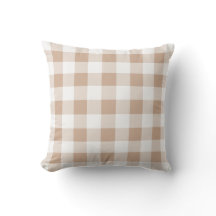 Choisissez la couleur, Coussin Gingham 2 voir note