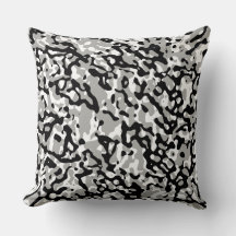 Choisissez la couleur «Marbre N/B» Coussin de déco