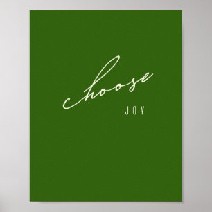 choisissez la joie. Poster et impression