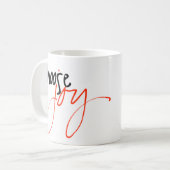 Choisissez la tasse de café de joie (Devant gauche)