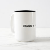 choisissez la tasse de café inspirée de joie (Devant gauche)